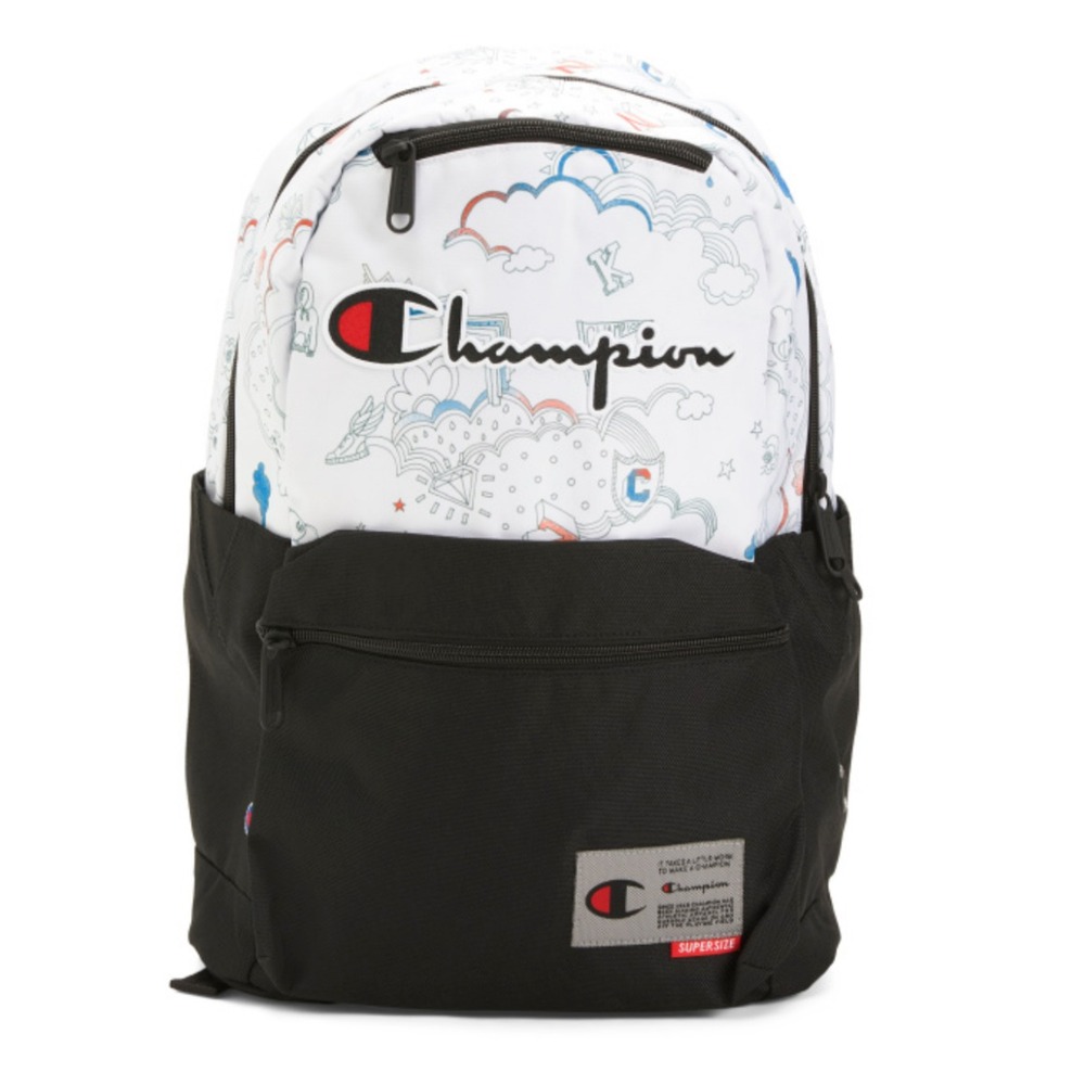 CHAMPION Supercize 4.0 Unisex Backpack 13" W x 18" H Laptop Slot Zip Closure